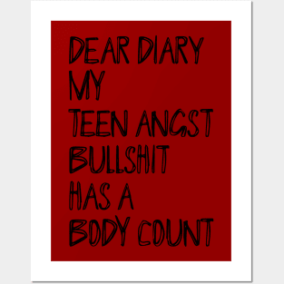 Dear Diary Posters and Art